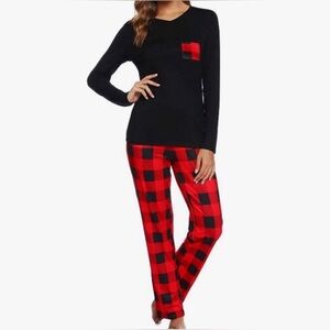 Buffalo Plaid 2pc Pajama Set